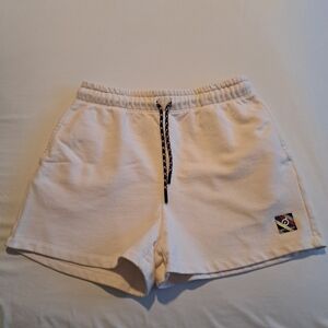 Peloton women's size Medium white colored shorts thick sweat pant style fabric